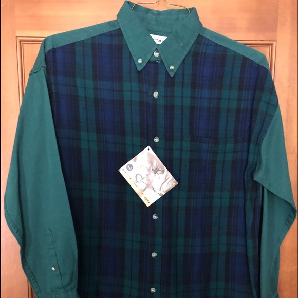 Badge Denim mens button down shirt size L - Picture 1 of 4